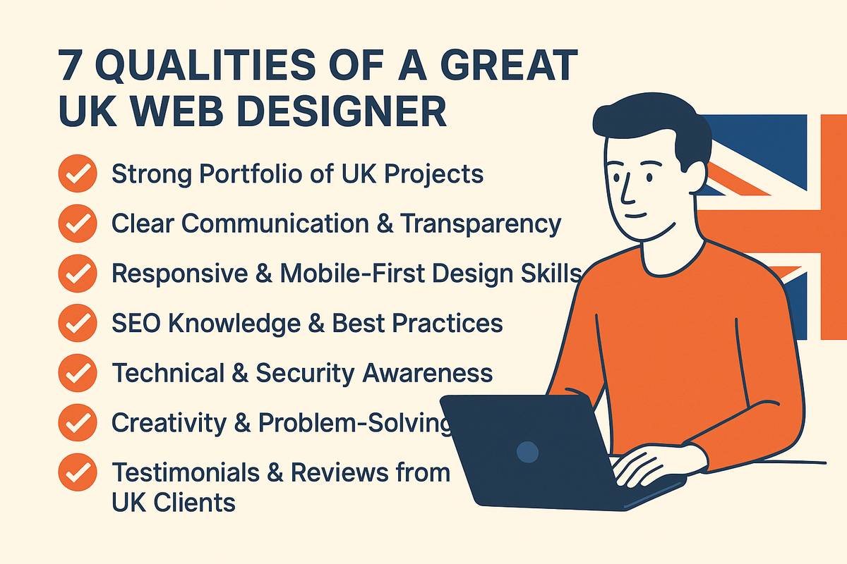 UK web designer qualities