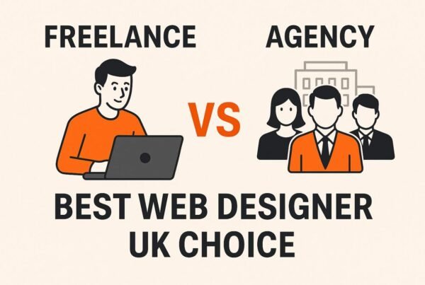 freelance web designer UK vs agency