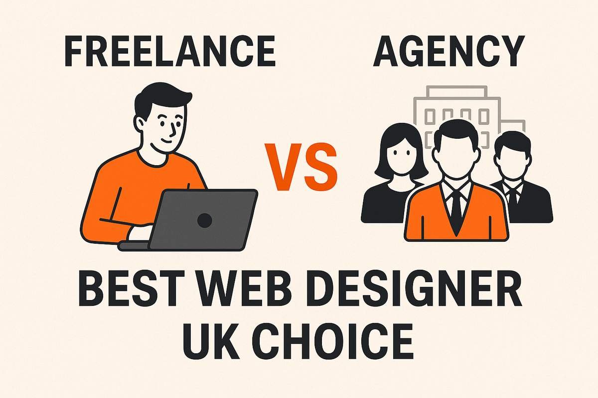 freelance web designer UK vs agency