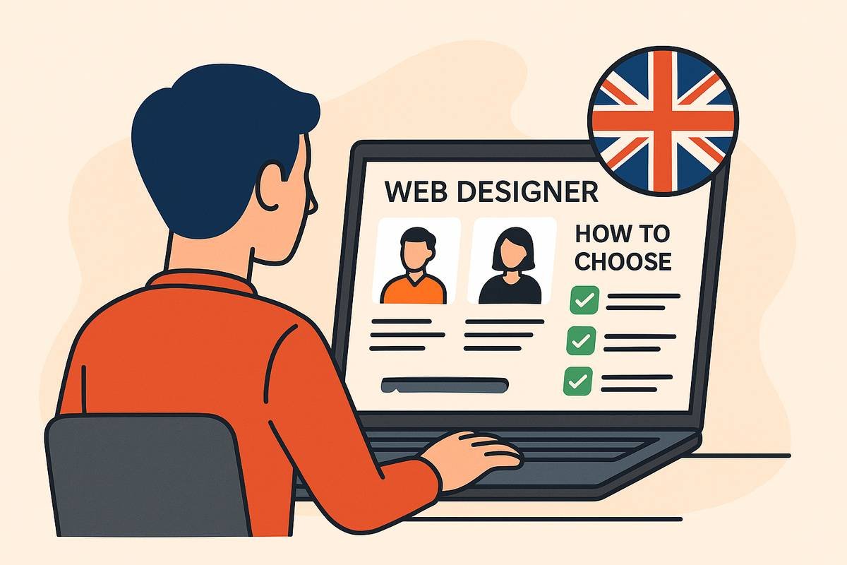 how to choose a web designer UK