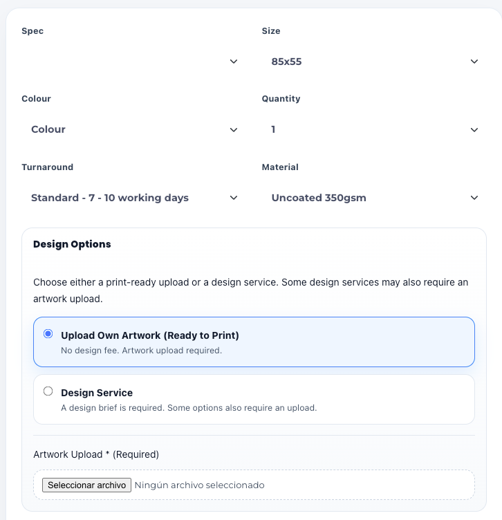 Custom pricing system and automation for WooCommerce print ecommerce